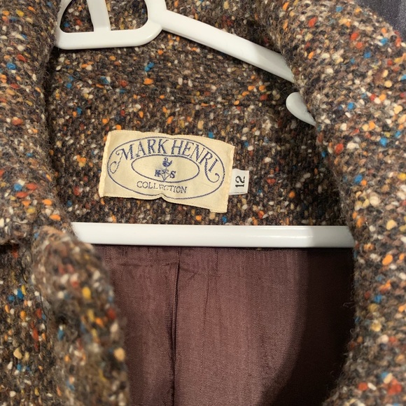 Mark Henri 100% wool trench coat - Picture 2 of 4